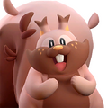 Greedent's model in Detective Pikachu Returns