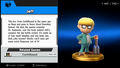 Jeff's trophy in Super Smash Bros. for Wii U and 3DS.