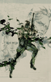 Colored full body artwork of Naked Snake by for Metal Gear Solid 3: Snake Eater.
