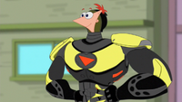 The Beak without his mask on