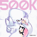 The Bride and Ami gif celebrating 500k views on 008