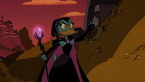 Magica Nullifies Her Own Spell.gif