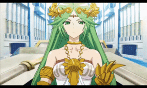 Kid Icarus-Palutena's Revolting Dinner Divine.gif