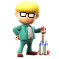 Jeff as he appears in Super Smash Bros. for Wii U and 3DS.