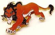 A pin of scar