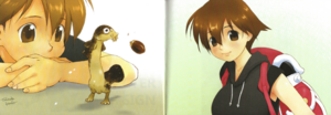 StrictlyLimited's Sayonara Umihara Kawase++ Artbook Pages 34 - 35