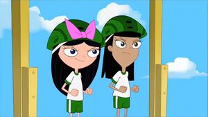 Isabella and Ginger are Team Green.jpg