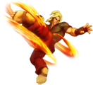 Official art of Street Fighter V Ken Masters.