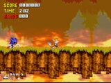 Tails being chased by Sonic.EXE