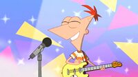Phineas singing Gitchee Gitchee Goo in Flop Starz