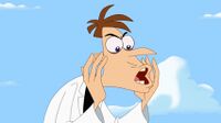 Doofenshmirtz making whale noises