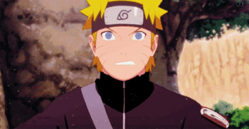 Naruto using his signature Shadow Clone Jutsu