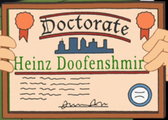 Doofenshmirtz's fake Diploma