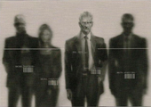 Big Boss with the other founders of the Patriots in Metal Gear Solid 4: Guns of the Patriots.