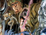 DIO drawn by Yusuke Murata for the Weekly Shonen Jump 40th Anniversary