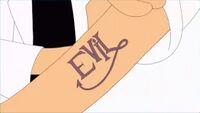 Doofenshmirtz's tattoo