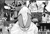 The rampaging dream creature regains Madotsuki's memories.