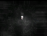 Screenshot from Yume Nikki Online showing a single Sabitsuki player in the rare black Nexus.