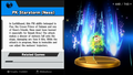 Ness's final smash trophy in Super Smash Bros. for Wii U and 3DS.