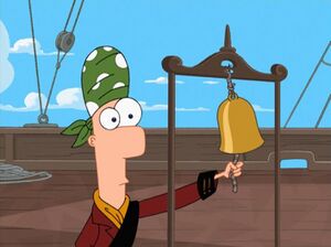 Pirate Ferb rings the bell.jpg