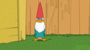 Perry as a lawn gnome.jpg