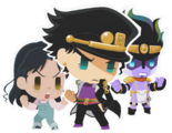 Star Platinum's Traveling with Runaway Girl variant in JOJO'S PITTER-PATTER POP!