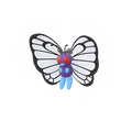 Butterfree's model from Pokémon Go for Fashion Week