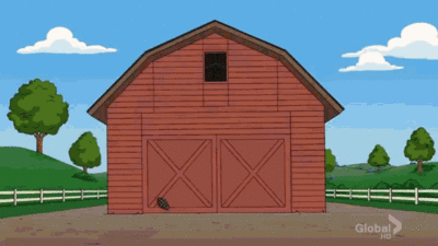 The Amish from Family Guy are able to build back a destroyed building in a superhuman timeframe