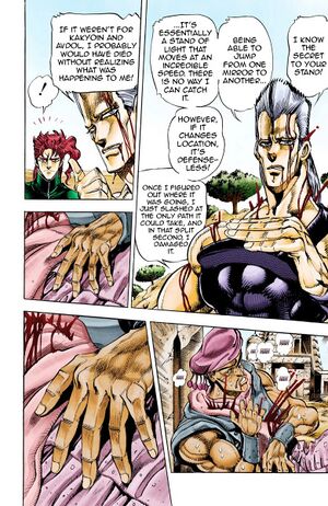 Polnareff Explains How He Previously Hit Hanged Man.jpg