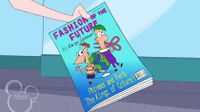 Phineas and Ferb on a magazine in Run Away Runway