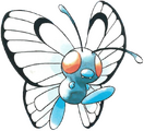 Butterfree's render art from Pokémon Red & Blue