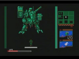 Snake fighting against Metal Gear D.