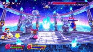 Meta Knight's duplication-Kirby Fighters 2.gif