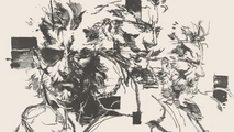 Artwork of Naked Snake, Solid Snake, and Liquid Snake for the 20th anniversary of the Metal Gear series.
