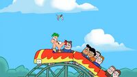 Phineas in a Rollercoaster a Rollercoaster